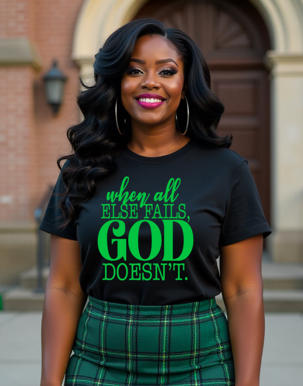 GOD DOSENT TEE