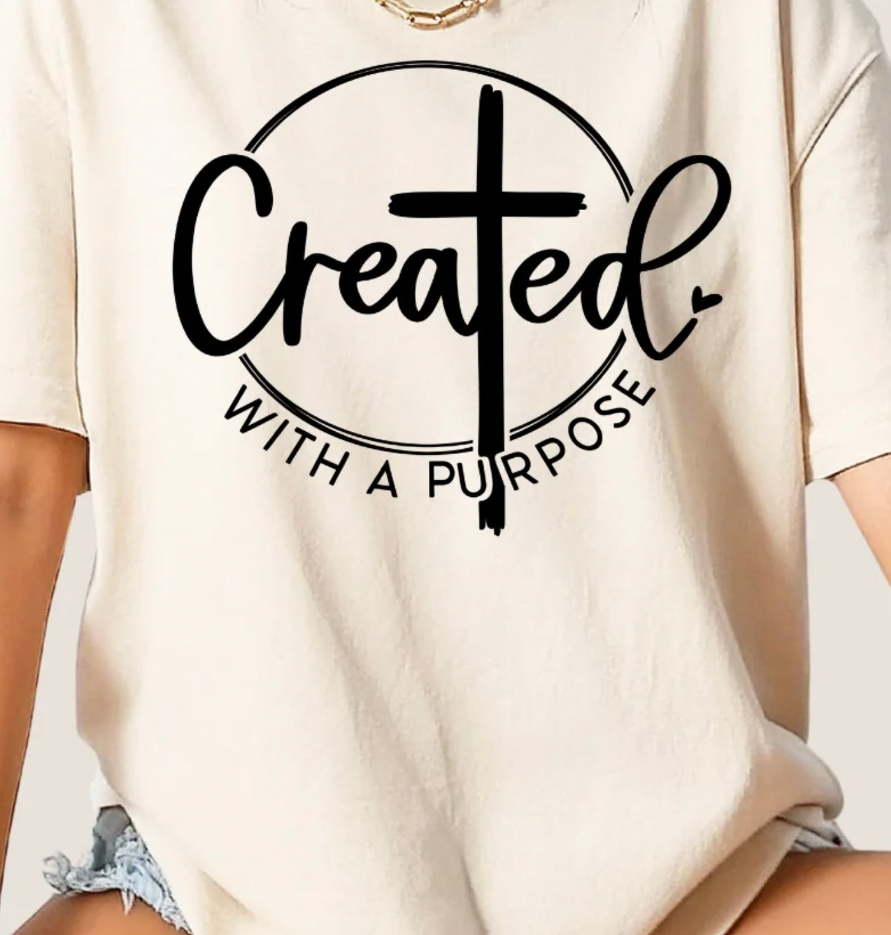 CREATED WITH PURPOSE TEE